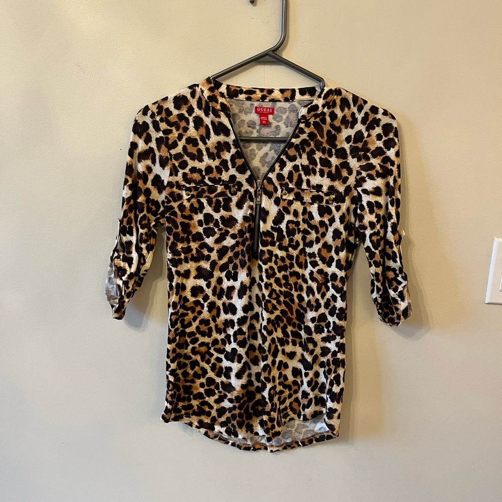 GUESS Animal Print Top